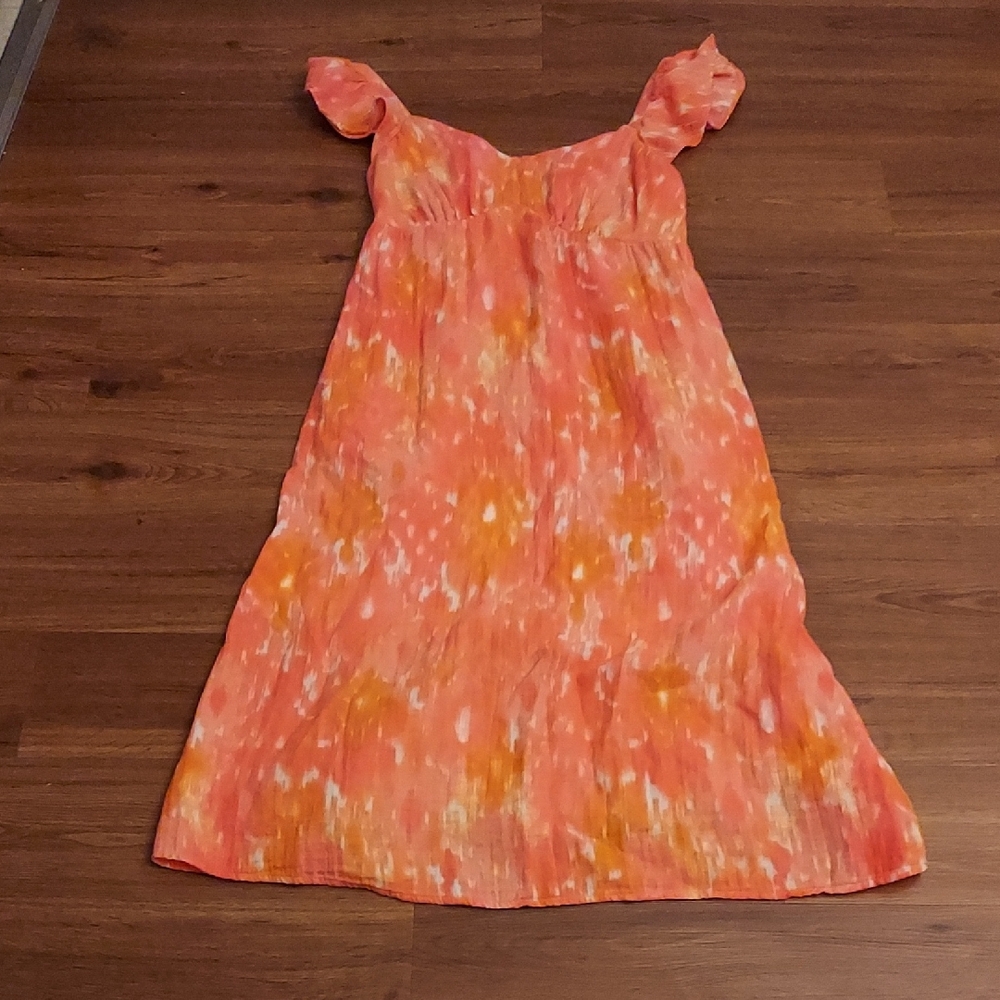 Prairie Dress with Ruffled Sleeves